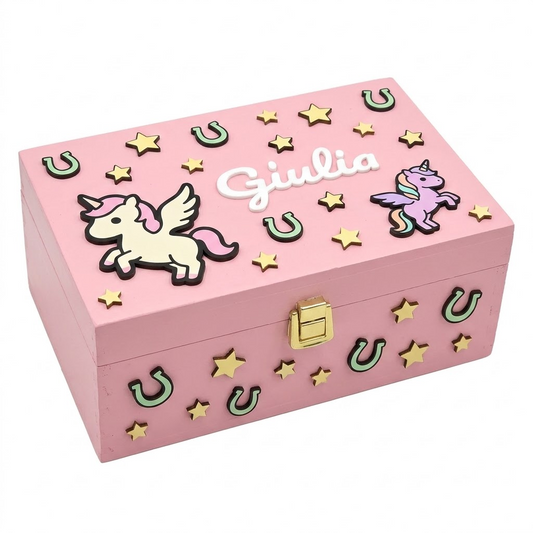 Personalisierte Erinnerungsbox mit Namen Sofia – Geschenk für Mädchen von Bimbi Unici