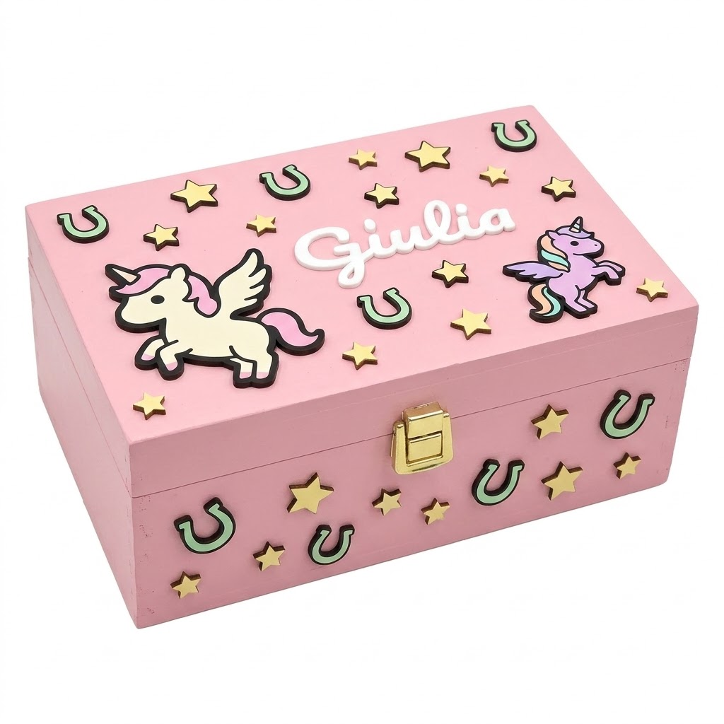 Personalisierte Erinnerungsbox mit Namen Sofia – Geschenk für Mädchen von Bimbi Unici